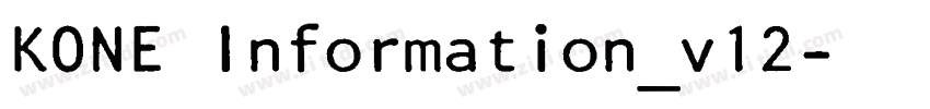 KONE Information_v12字体转换